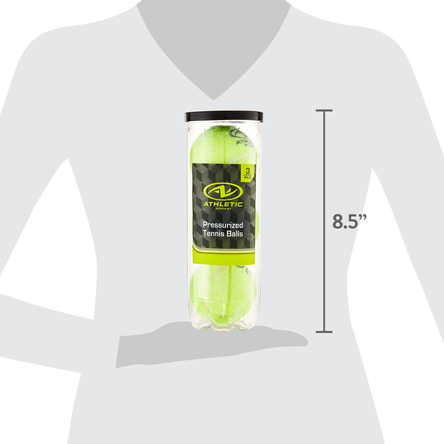 (12 Pack) Pressurized Tennis Balls, 3-Pack, All Court Use