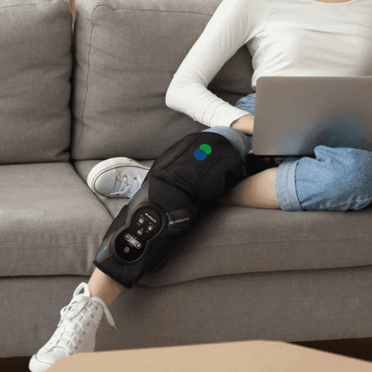 Xpress Rechargeable Knee Massager for Pain Relief, Leg Massager with Heat and Compression Relief