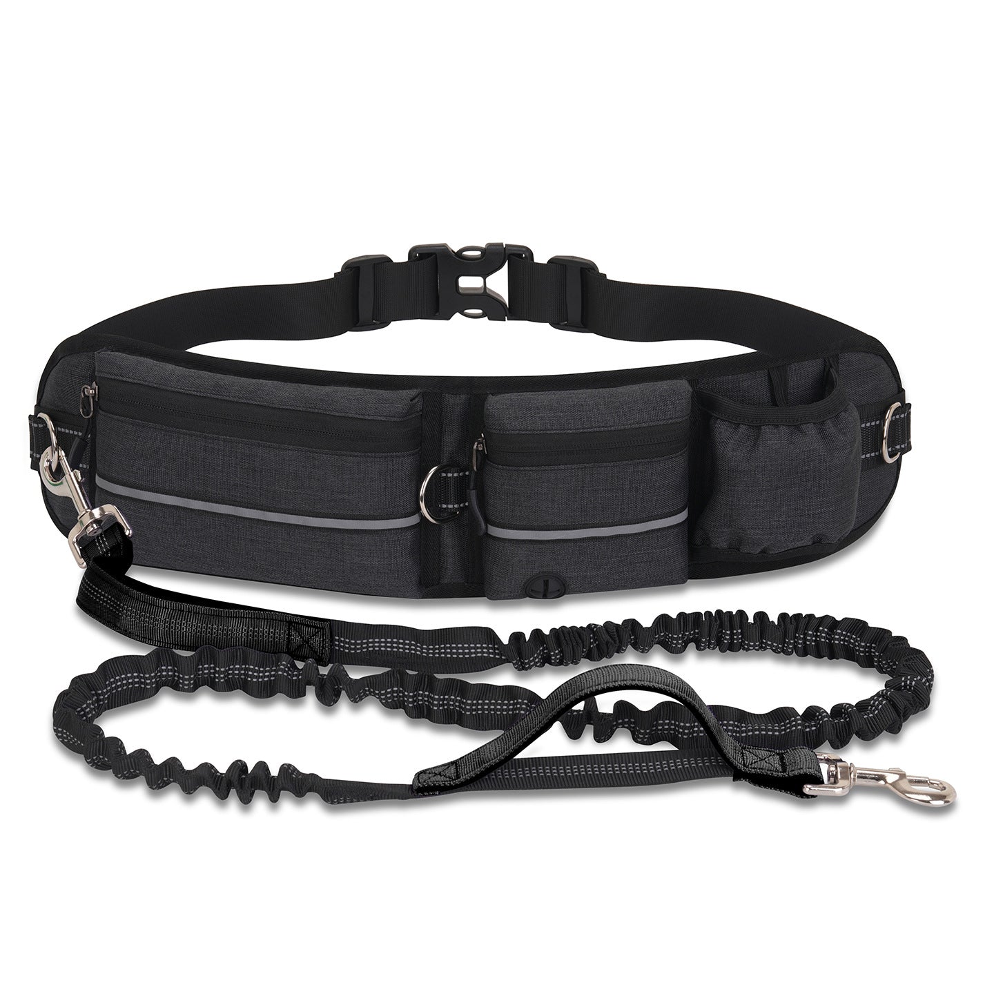 Adjustable Dog Walking Sports Waist Bag with Leash