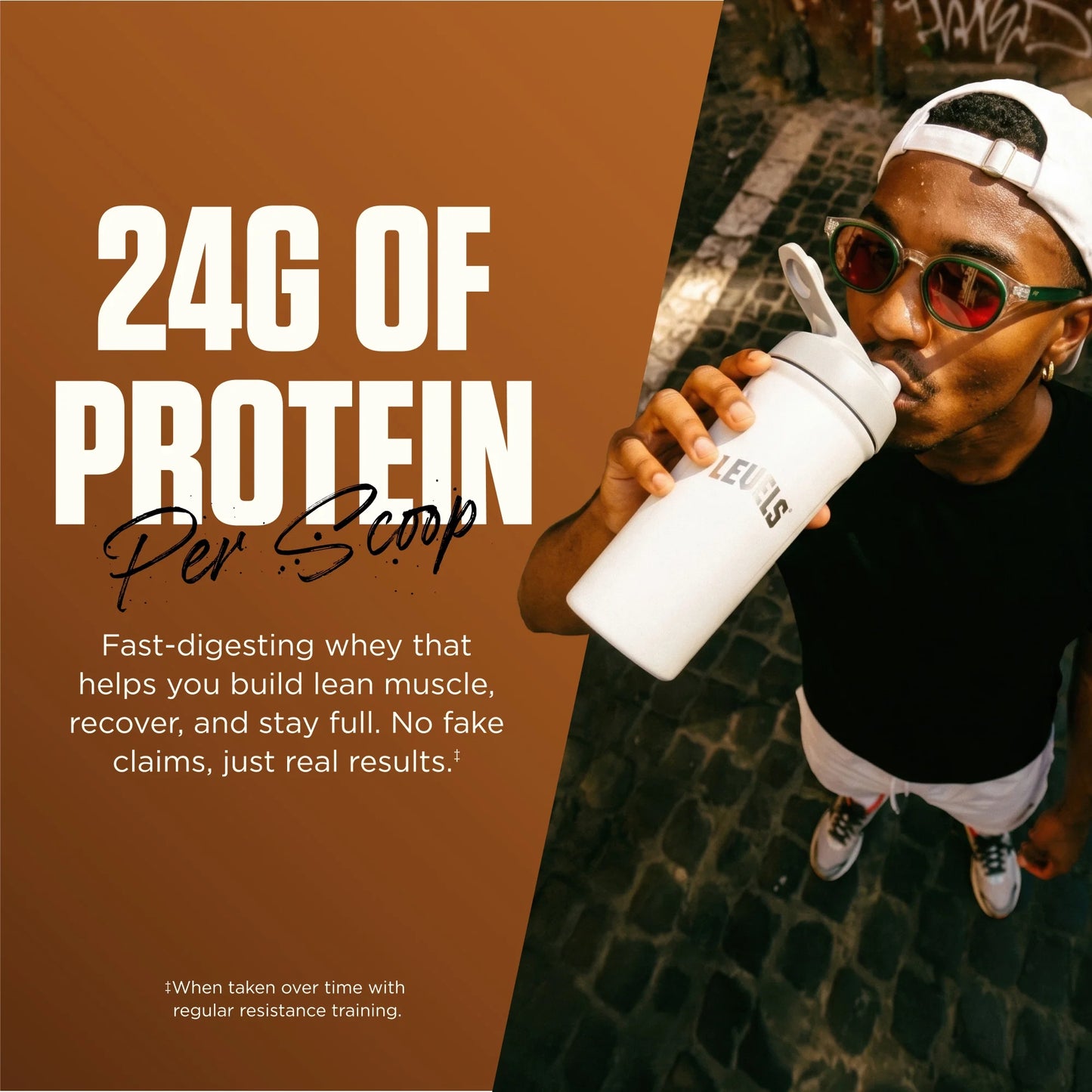 Grass Fed Whey Protein Powder, No Artificials, 24G of Protein, Chocolate Peanut Butter, 2LB