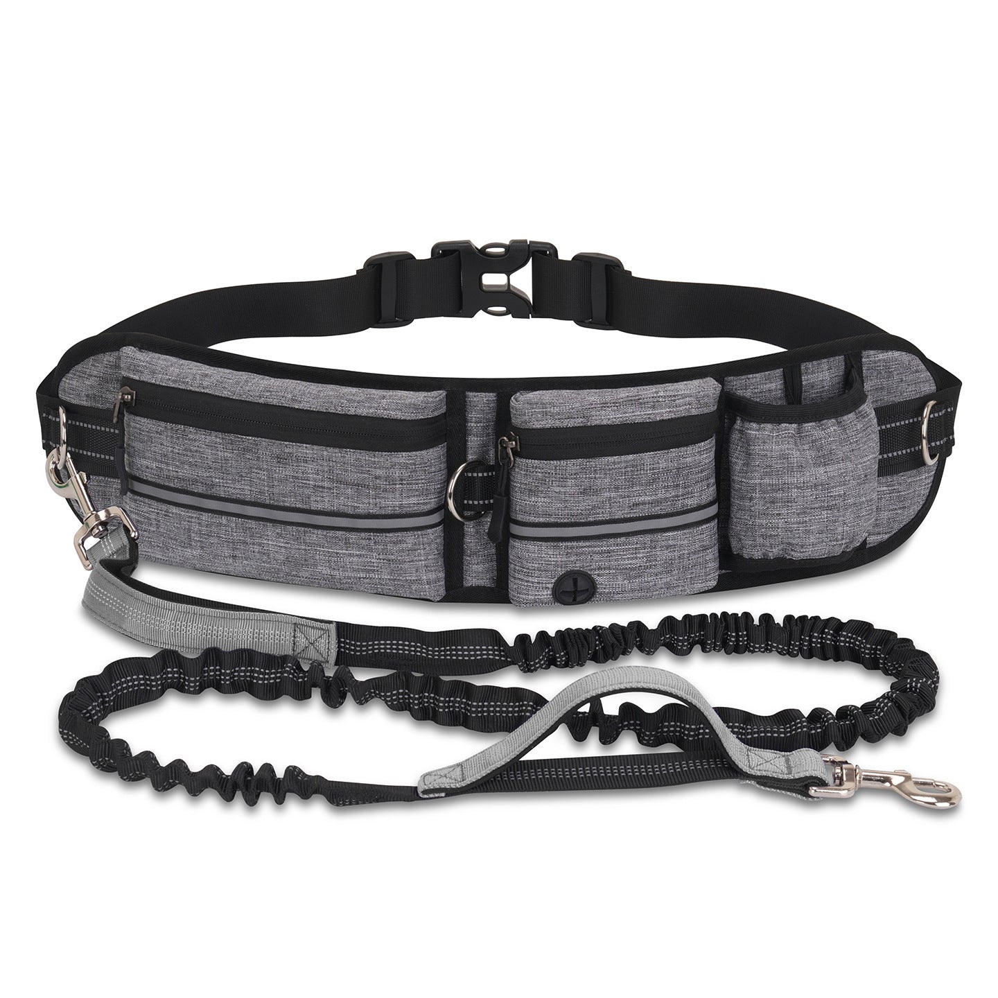 Adjustable Dog Walking Sports Waist Bag with Leash