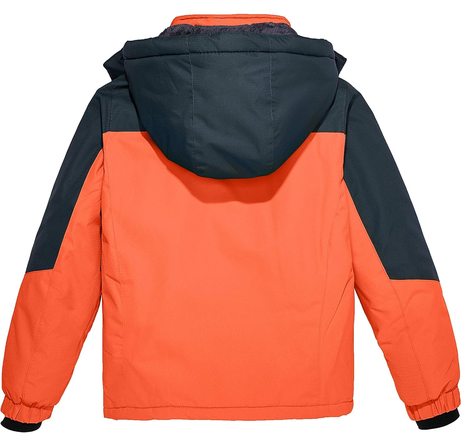 Boy'S Waterproof Ski Jacket Fleece Snowboarding Jackets Warm Thick Winter Coat Hooded Raincoats