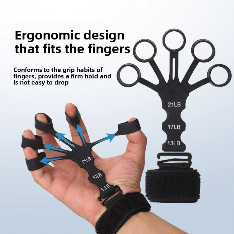 Silicone Five-Finger Grip Strengthener Basketball Training Aid