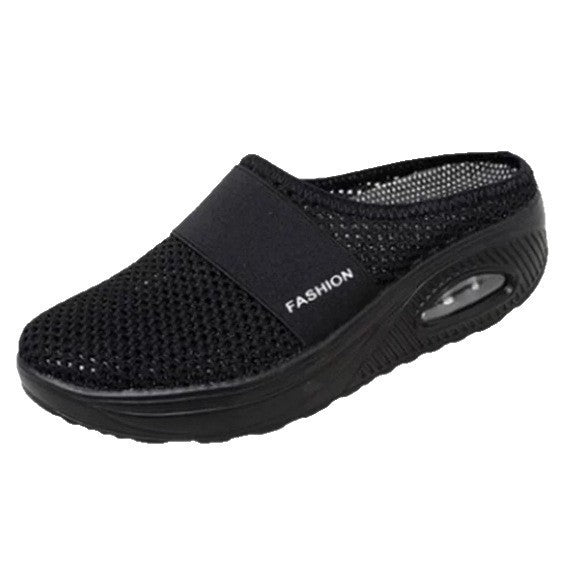 Womens Mesh Slip On Slippers