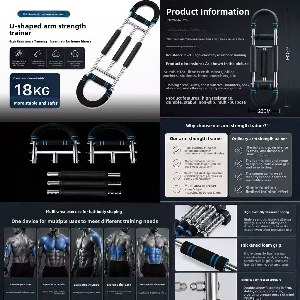 U-shaped pull-up bar