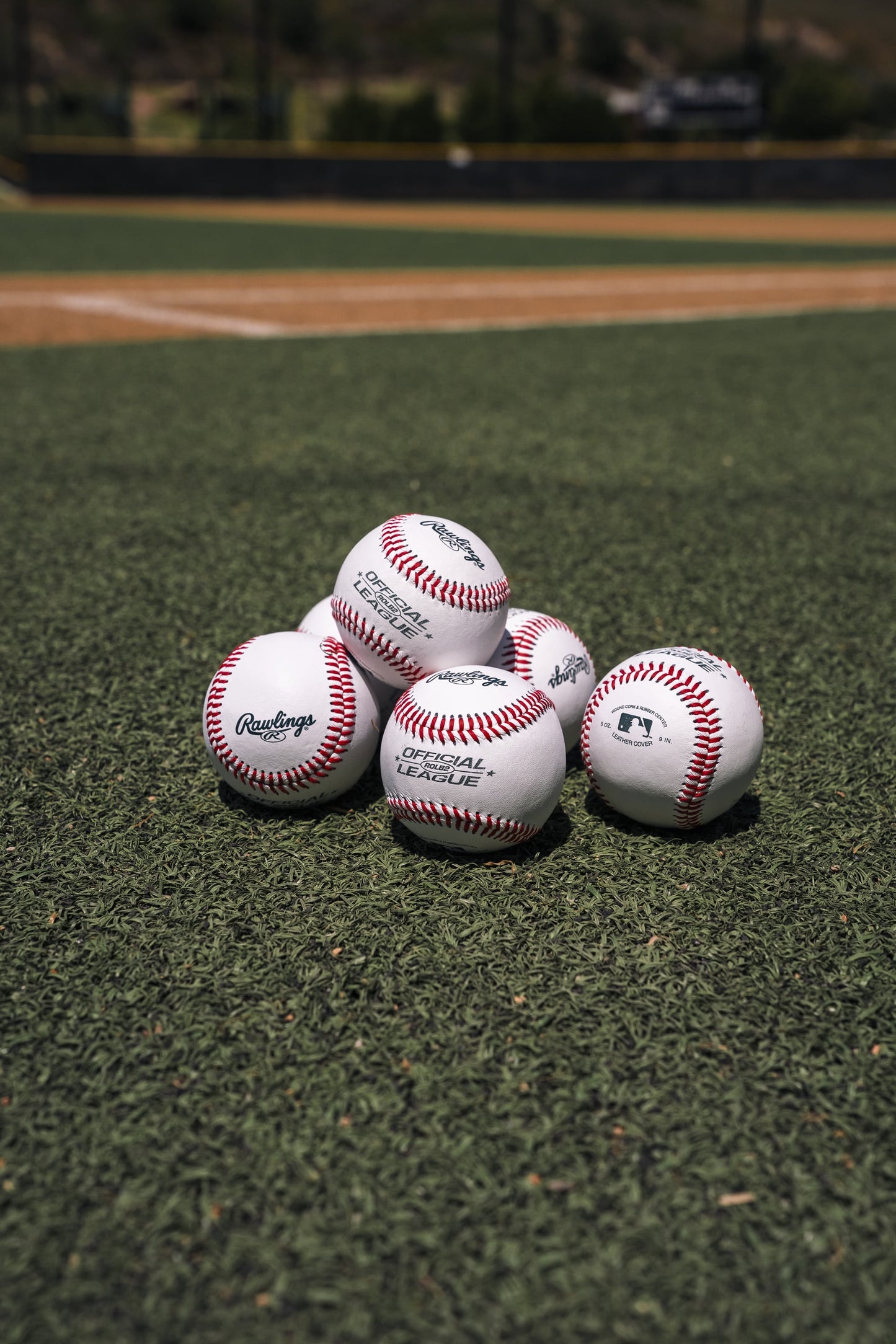 (6 Pack)  | Official League OLB3 Recreational Use Baseball | 8U | 1 Count