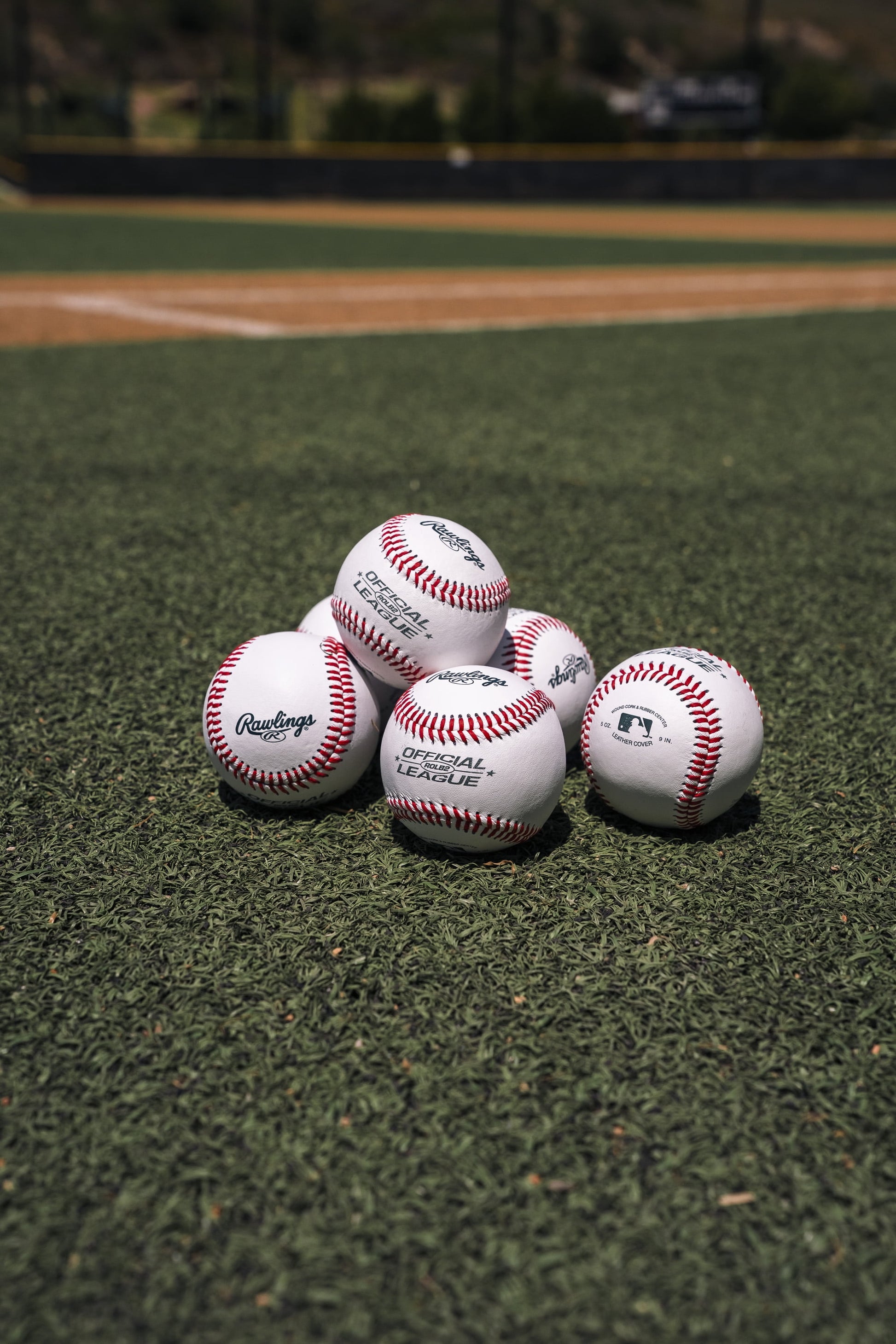 (6 Pack)  | Official League OLB3 Recreational Use Baseball | 8U | 1 Count